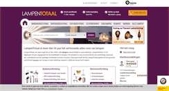 Desktop Screenshot of lampentotaal.nl